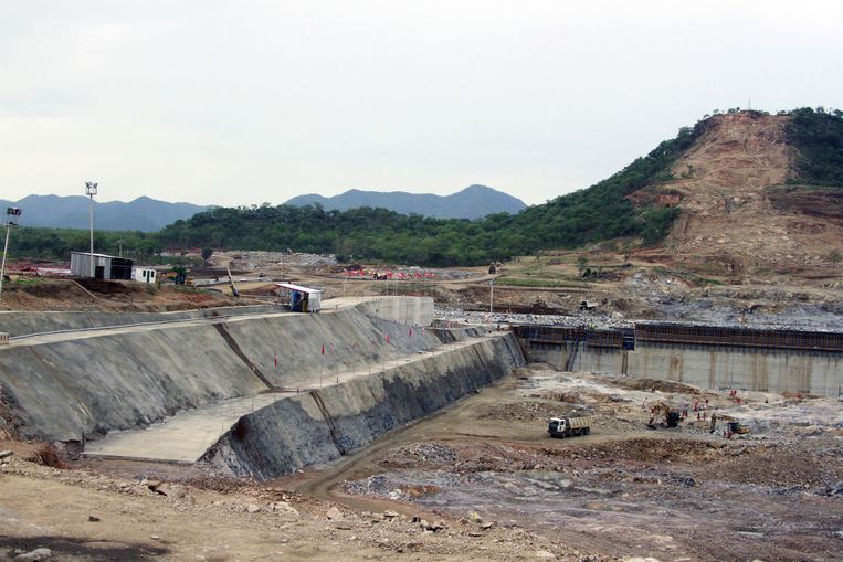 Blue Nile dam construction 763