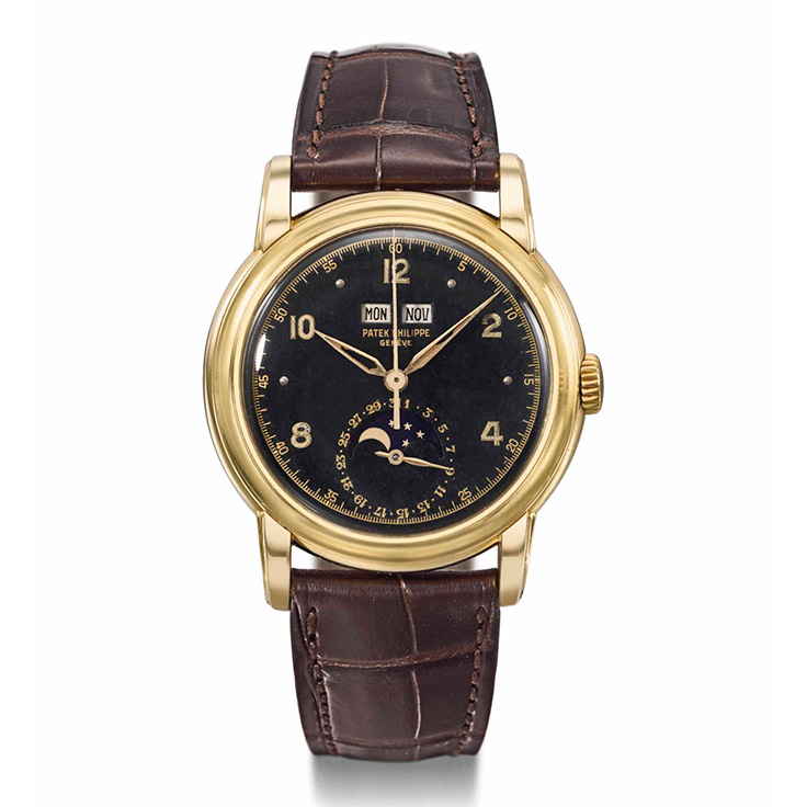 emperor haileselassie patekphilippe wristwatch presented for auction-14465686658kg4n