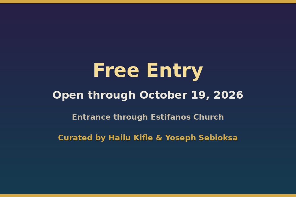 Free entry visit details for GEREZAT exhibition through October 19 2026