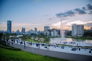 Partial view of the Addis Ababa skyline from Sheger Park