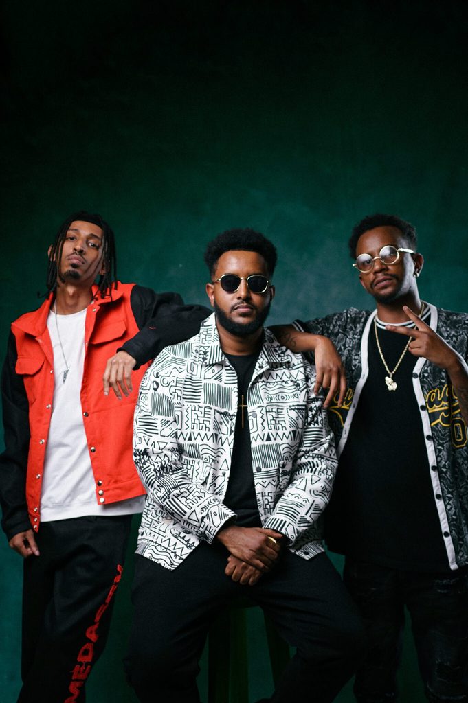 Three artists from the Neossinia Vol. 1 contemporary Ethiopian music project