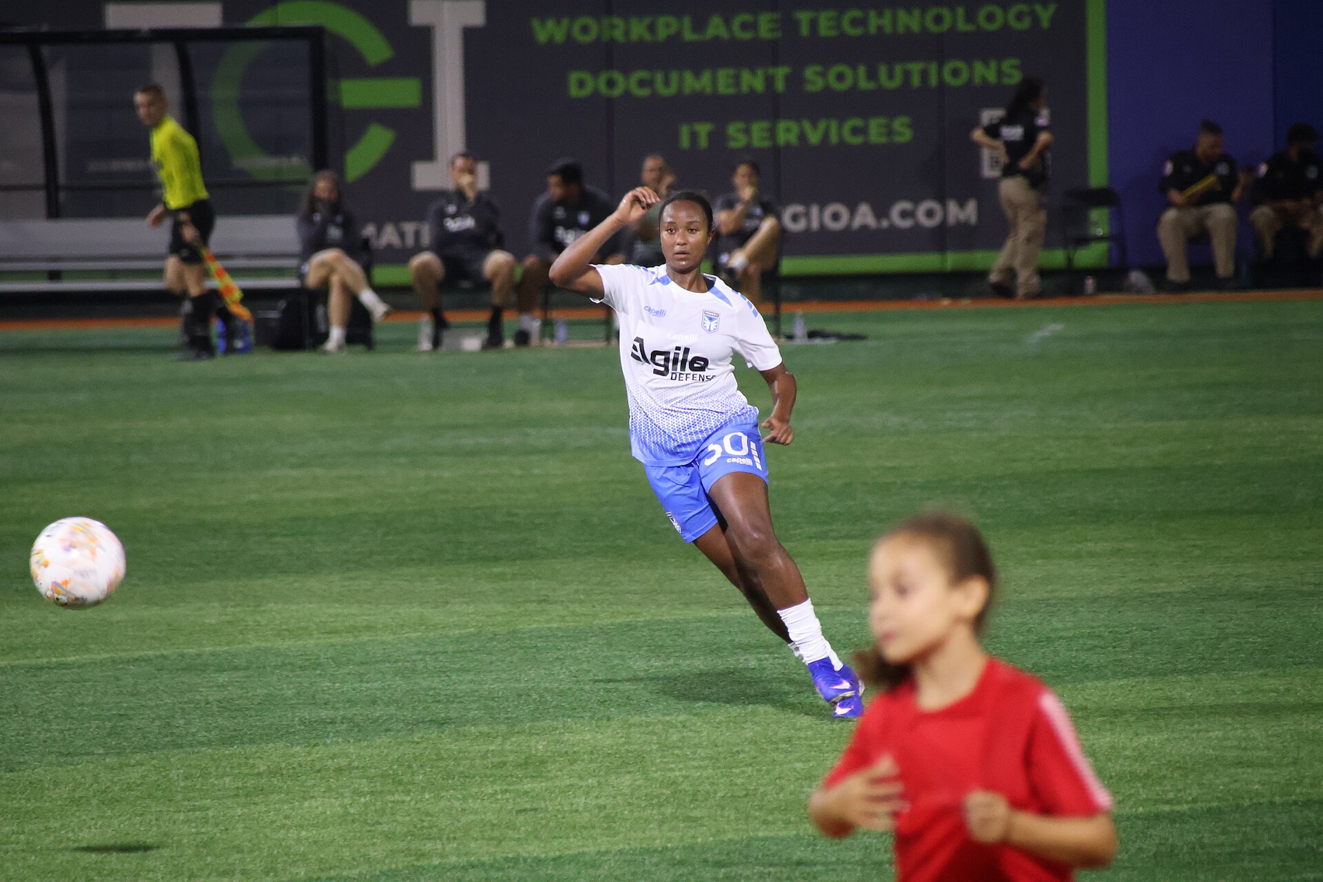 Ethiopia striker Loza Abera, number 30, at a DC Power FC game against Brooklyn FC in Brooklyn, New York, August 21, 2026 (Hameltion / Wikimedia Commons, CC BY-SA 4.0) [file photo]